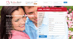 Desktop Screenshot of doctorlovematch.com
